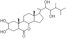 结构式 CAS# 78821-43-9, 表油菜素内酯