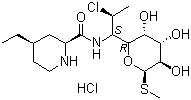 结构式 CAS# 78822-40-9, 吡利霉素盐酸盐