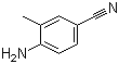 结构式 CAS# 78881-21-7, 4-氨基-3-甲基苯腈; 4-氨基-3-甲基苯甲腈