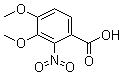 structure of CAS# 79025-28-8, 3,4-Dimethoxy-2-nitrobenzoic acid;2-Nitroveratric acid
