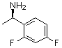 结构式 CAS# 791098-84-5, (alphaR)-2,4-二氟-alpha-甲基苯甲胺