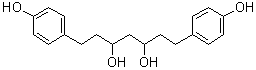 结构式 CAS# 79120-40-4, 1,7-二(4-羟基苯基)-3,5-庚二醇