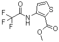 结构式 CAS# 79128-68-0, 3-(2,2,2-三氟乙酰基氨基)噻吩-2-羧酸甲酯