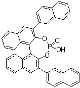 structure of CAS# 791616-56-3, (11bR)-4-Hydroxy-2,6-di-2-naphthalenyl-dinaphtho[2,1-d:1',2'-f][1,3,2]dioxaphosphepin 4-oxide;(R)-3,3'-Bis(2-naphthyl)-1,1'-binaphthalene-2,2'-diyl hydrogen phosphate
