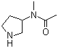 结构式 CAS# 79286-87-6, 3-(乙酰基甲基氨基)吡咯烷