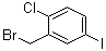 结构式 CAS# 793695-85-9, 2-(溴甲基)-4-碘氯苯