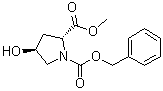 N-Carbobenzoxy-trans-4-Hydroxy-D-proline methyl ester molecular structure (CAS 79433-95-7)