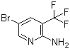 structure of CAS# 79456-34-1, 2-Amino-5-bromo-3-(trifluoromethyl)pyridine;5-Bromo-3-(trifluoromethyl)-2-pyridinylamine