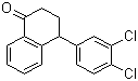structure of CAS# 79560-19-3, 4-(3,4-Dichlorophenyl)-1-tetralone;4-(3,4-Dichlorophenyl)-3,4-dihydronaphthalen-1(2H)-one