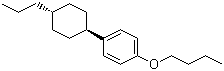 trans-1-Butoxy-4-(4-propylcyclohexyl)benzene molecular structure (CAS 79709-84-5)