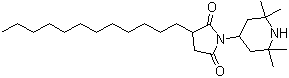 3-Dodecyl-1-(2,2,6,6-tetramethyl-4-piperidyl)pyrrolidine-2,5-dione molecular structure (CAS 79720-19-7)