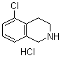 structure of CAS# 799274-05-8, 5-Chloro-1,2,3,4-tetrahydroisoquinoline hydrochloride