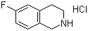 structure of CAS# 799274-08-1, 6-Fluoro-1,2,3,4-tetrahydroisoquinoline hydrochloride