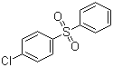 structure of CAS# 80-00-2, Sulfenone;1-Chloro-4-(phenylsulfonyl)benzene; 4-Chlorophenyl phenyl sulfone