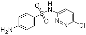 结构式 CAS# 80-32-0, 磺胺氯哒嗪; 4-氨基-N-(6-氯-3-哒嗪基)苯磺酰胺