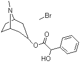 Homatropine methylbromide molecular structure (CAS 80-49-9)