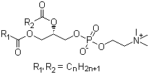 structure of CAS# 8002-43-5, Lecithin;L-alpha-Phosphatidyl choline; Soybean lecithin; Eggyolk lecithin