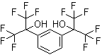 结构式 CAS# 802-93-7, 1,3-双(2-羟基六氟异丙基)苯