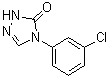 结构式 CAS# 80240-38-6, 4-(3-氯苯基)-2,4-二氢-3H-1,2,4-三唑-3-酮