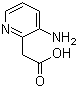 结构式 CAS# 80352-63-2, 3-氨基-2-吡啶乙酸