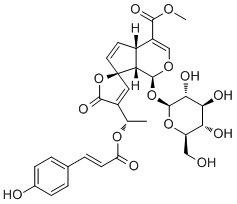 结构式 CAS# 80416-52-0, 13-O-对香豆酰鸡蛋花甙