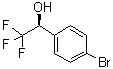结构式 CAS# 80418-13-9, (S)-1-(4-溴苯基)-2,2,2-三氟乙醇