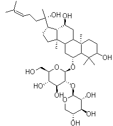 20(S)-Notoginsenoside R2 molecular structure (CAS 80418-25-3)