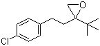 结构式 CAS# 80443-63-6, 2-[2-(4-氯苯基)乙基]-2-(1,1-二甲基乙基)-环氧乙烷