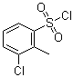 结构式 CAS# 80563-86-6, 3-氯-2-甲基苯磺酰氯