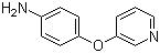 structure of CAS# 80650-45-9, 4-(3-Pyridinyloxy)phenylamine