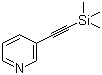结构式 CAS# 80673-00-3, 3-(三甲基硅乙炔基)吡啶