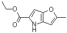 structure of CAS# 80709-78-0, 2-Methyl-4H-furo[3,2-b]pyrrole-5-carboxylic acid ethyl ester