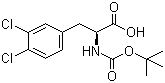 Boc-3,4-dichloro-L-phenylalanine molecular structure (CAS 80741-39-5)