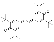 structure of CAS# 809-73-4, 4,4'-(1,2-Ethanediylidene)bis(2,6-bis(1,1-dimethylethyl)-2,5-cyclohexadien-1-one);2,6-ditert-butyl-4-[2-(3,5-ditert-butyl-4-oxocyclohexa-2,5-dien-1-ylidene)ethylidene]cyclohexa-2,5-dien-1-one