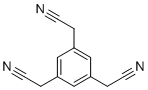 structure of CAS# 80935-59-7, 2,2',2''-(Benzene-1,3,5-triyl)triacetonitrile;2-[3,5-bis(cyanomethyl)phenyl]acetonitrile