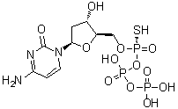 2'-脱氧胞苷 5'-硫代三磷酸酯分子结构 (CAS 80951-75-3)