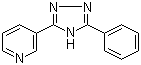 structure of CAS# 80980-09-2, 3-(5-Phenyl-4H-1,2,4-triazol-3-yl)pyridine