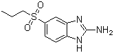 2-Amino-5-propylsulphonylbenzimidazole molecular structure (CAS 80983-34-2)