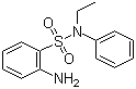 结构式 CAS# 81-10-7, 2-氨基-N-乙基-N-苯基苯磺酰胺