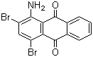 structure of CAS# 81-49-2, 1-Amino-2,4-dibromoanthraquinone ;2,4-Dibromo-1-anthraquinonylamine