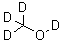 Tetradeuteromethanol molecular structure (CAS 811-98-3)