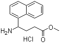 结构式 CAS# 811842-01-0, 4-氨基-4-萘-1-基丁酸甲酯盐酸盐