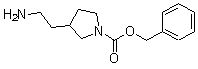structure of CAS# 811842-07-6, Benzyl 3-(2-aminoethyl)pyrrolidine-1-carboxylate;3-(2-Aminoethyl)pyrrolidine-1-carboxylic acid benzyl ester
