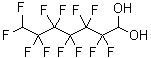 2,2,3,3,4,4,5,5,6,6,7,7-Dodecafluoro-1,1-heptanediol molecular structure (CAS 812-87-3)