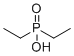 Diethylphosphinic acid molecular structure (CAS 813-76-3)