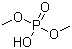 structure of CAS# 813-78-5, Phosphoric acid dimethyl ester;Methyl phosphate; Dimethyl hydrogen phosphate; Dimethyl phosphate; NSC 2676; O,O-Dimethyl hydrogen phosphate; O,O-Dimethyl phosphate
