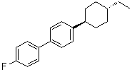 structure of CAS# 81793-57-9, 4-(trans-4-Ethylcyclohexyl)-4'-fluorobiphenyl;2-HBB-F