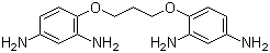 structure of CAS# 81892-72-0, 1,3-Bis(2,4-diaminophenoxy)propane;4,4'-[1,3-propanediylbis(oxy)]bisbenzene-1,3-diamine