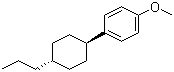 structure of CAS# 81936-32-5, 1-Methoxy-4-(trans-4-propylcyclohexyl)benzene