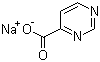 结构式 CAS# 819850-18-5, 4-嘧啶甲酸钠盐